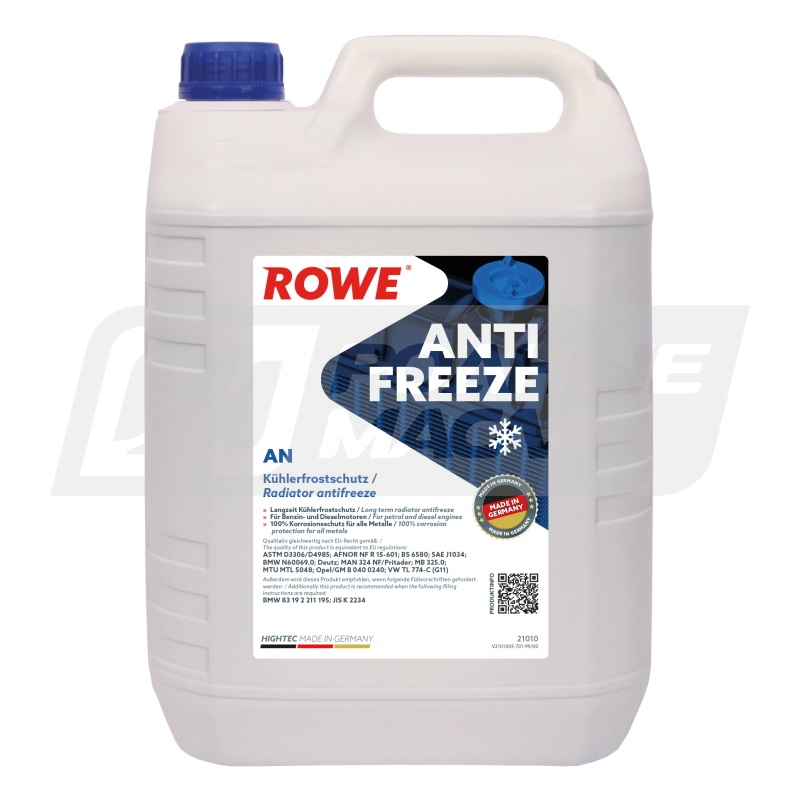 ROWE HIGHTEC ANTIFREEZE AN G11, 5л 21010005099